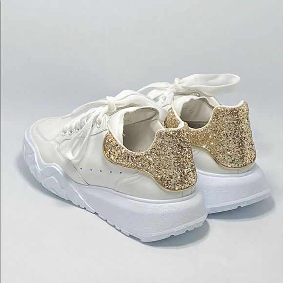 Alexander McQueen Glitter Sneakers - Picture 2 of 12